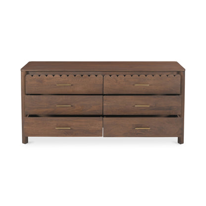 Wiley Wood Vintage Brown Dresser