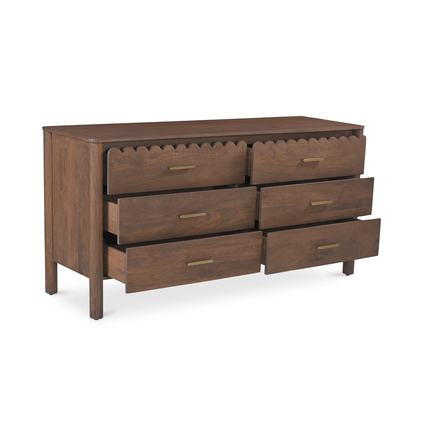 Wiley Wood Vintage Brown Dresser