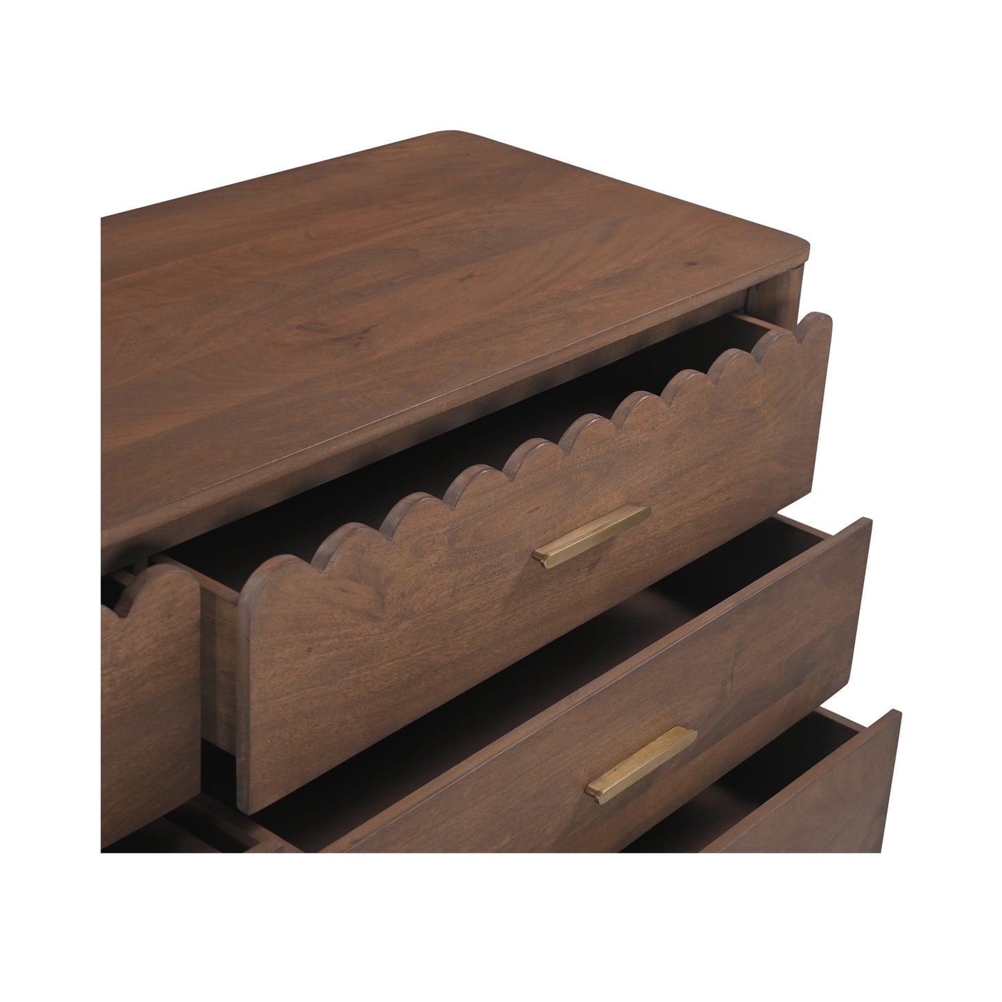 Wiley Wood Vintage Brown Dresser