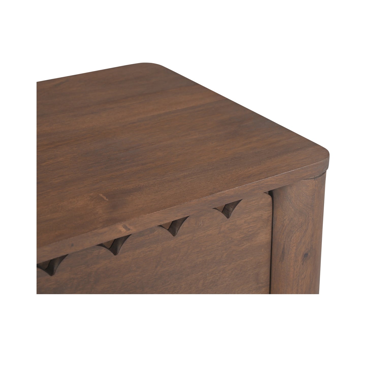 Wiley Wood Vintage Brown Nightstand