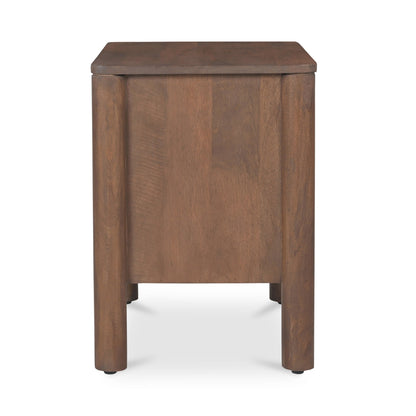 Wiley Wood Vintage Brown Nightstand