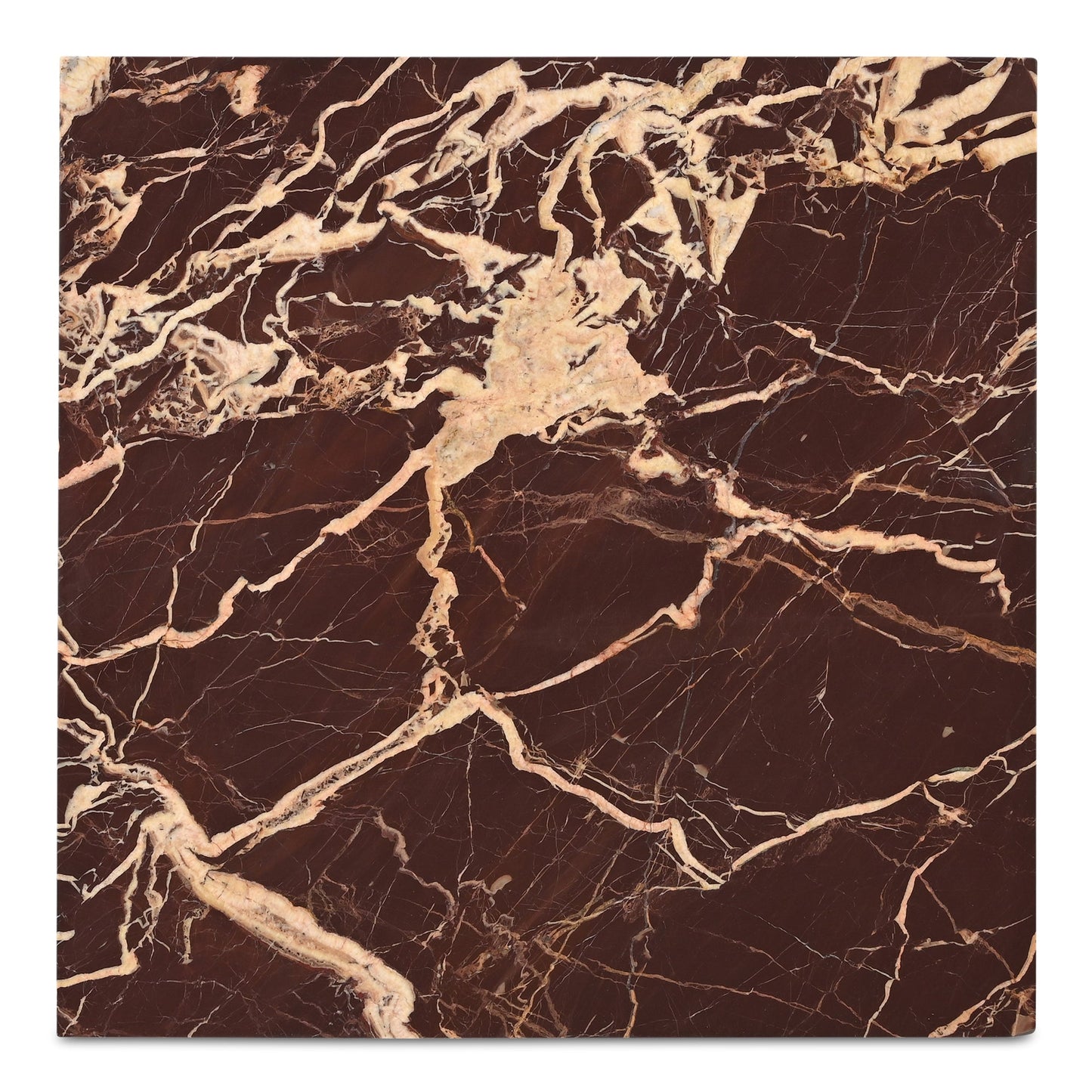 Rosa Rosso Levanto Marble Outdoor Coffee Table