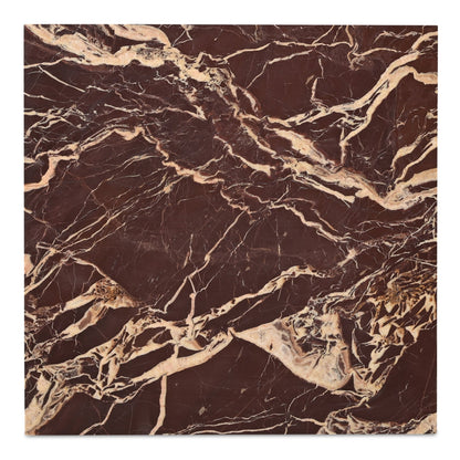 Rosa Rosso Levanto Marble Outdoor Coffee Table