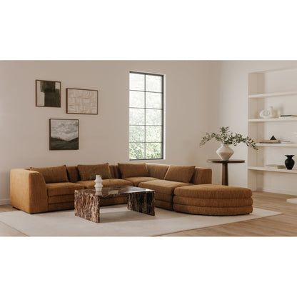 Rosa Rosso Levanto Marble Outdoor Coffee Table