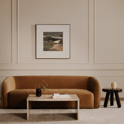 Rosa Rosso Levanto Marble Outdoor Coffee Table