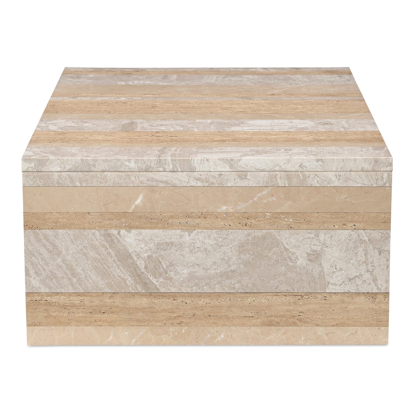 Rosa Rosso Levanto Marble Outdoor Coffee Table