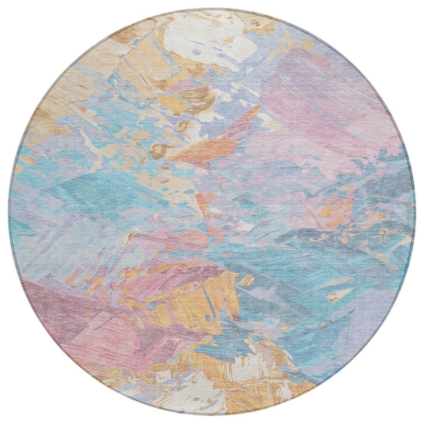 Addison Rugs Galain Teal Washable Indoor-Outdoor Rug