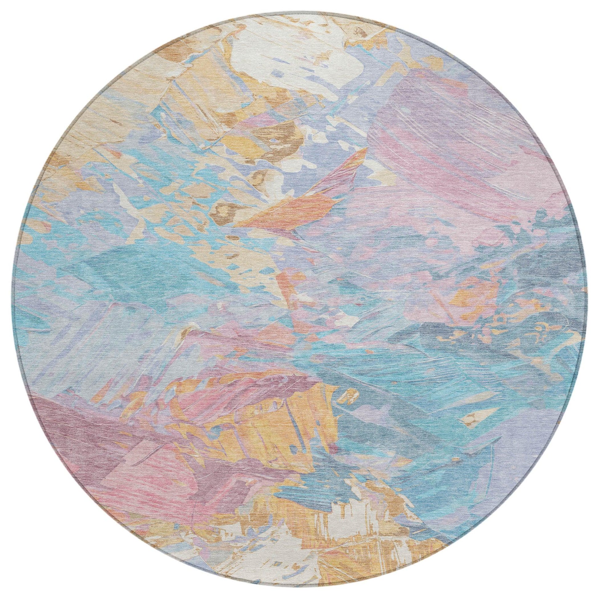Addison Rugs Galain Teal Washable Indoor-Outdoor Rug