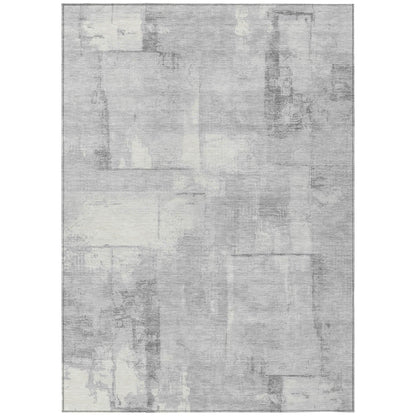 Addison Rugs Galanor Gray Washable Indoor-Outdoor Rug