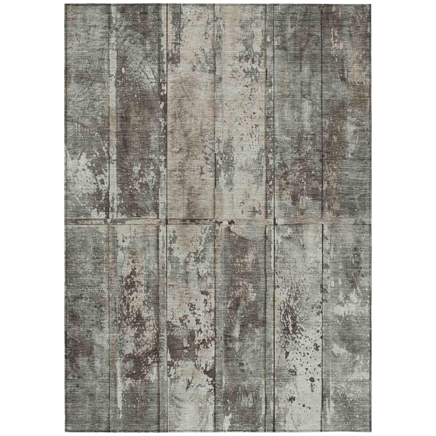 Addison Rugs Galara Brown Washable Indoor-Outdoor Rug