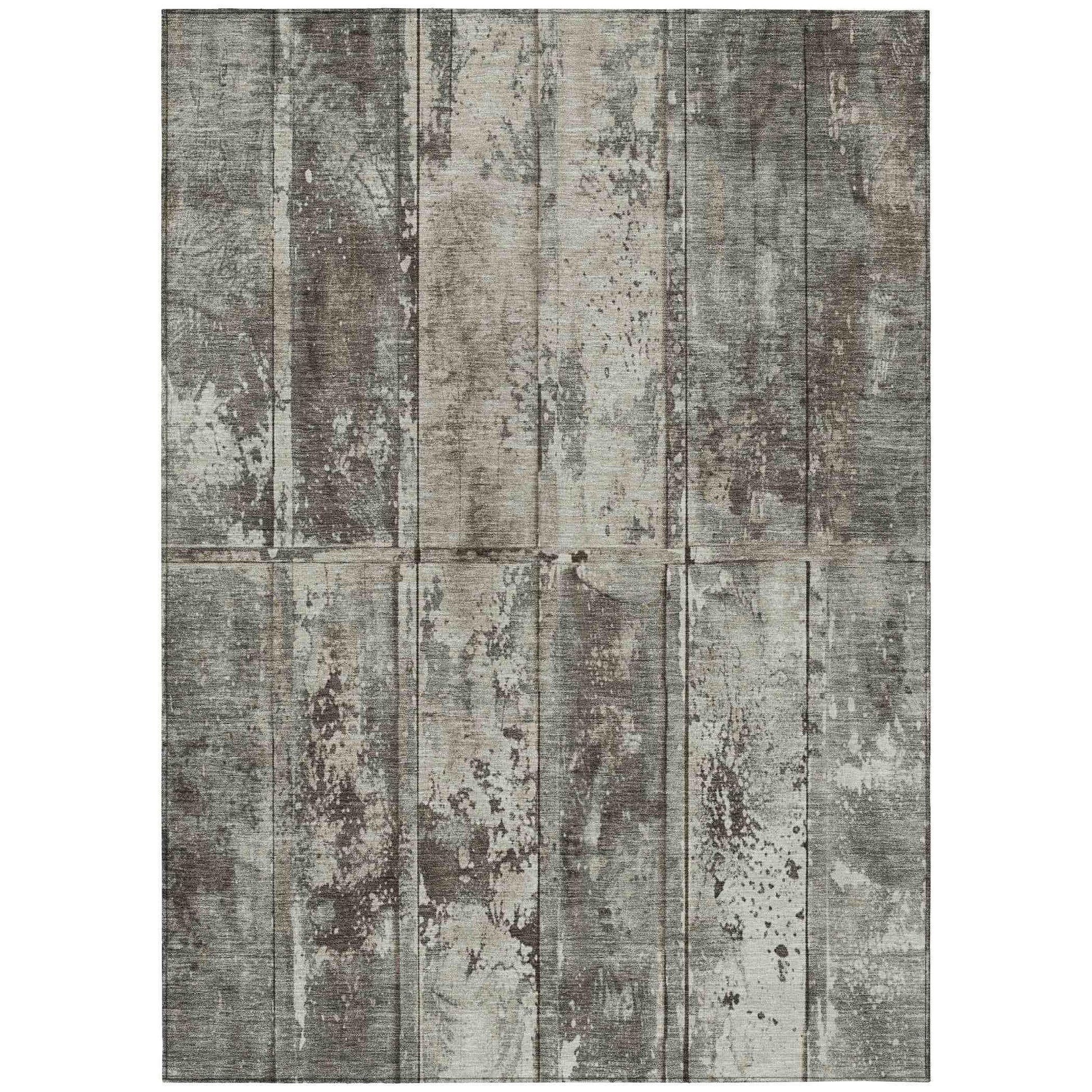 Addison Rugs Galara Brown Washable Indoor-Outdoor Rug
