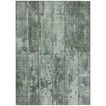 Addison Rugs Galara Green Washable Indoor-Outdoor Rug