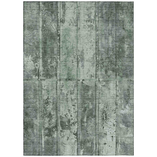 Addison Rugs Galara Green Washable Indoor-Outdoor Rug