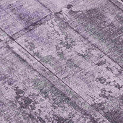 Addison Rugs Galara Purple Washable Indoor-Outdoor Rug
