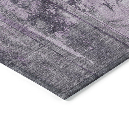 Addison Rugs Galara Purple Washable Indoor-Outdoor Rug