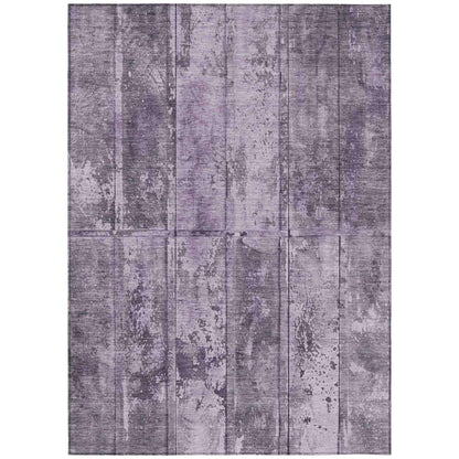 Addison Rugs Galara Purple Washable Indoor-Outdoor Rug