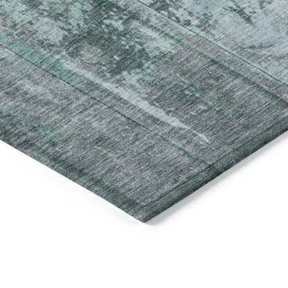 Addison Rugs Galara Teal Washable Indoor-Outdoor Rug
