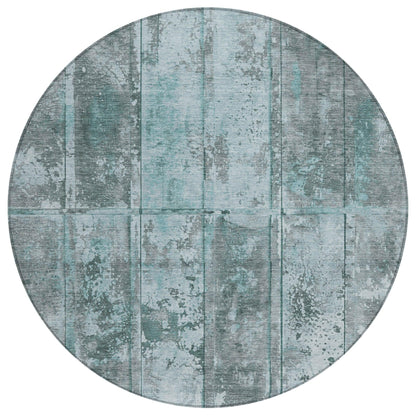 Addison Rugs Galara Teal Washable Indoor-Outdoor Rug