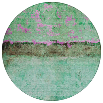 Addison Rugs Galaris Green Washable Indoor-Outdoor Rug