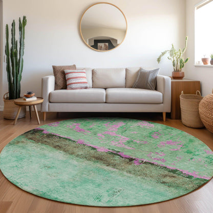 Addison Rugs Galaris Green Washable Indoor-Outdoor Rug