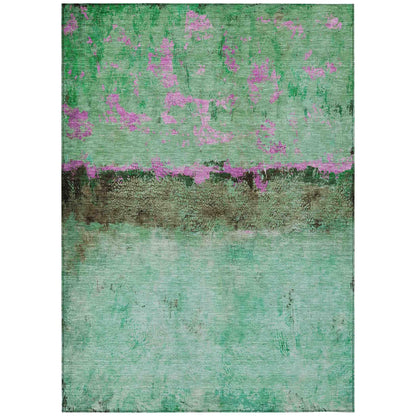 Addison Rugs Galaris Green Washable Indoor-Outdoor Rug