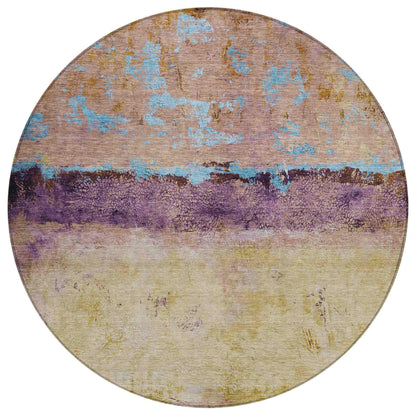 Addison Rugs Galaris Orange Washable Indoor-Outdoor Rug