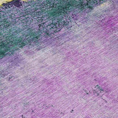 Addison Rugs Galaris Plum Washable Indoor-Outdoor Rug