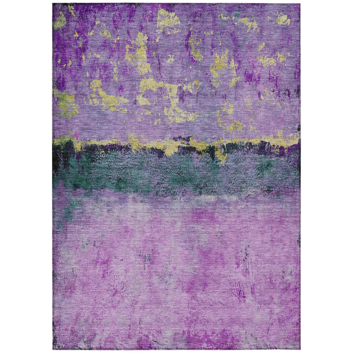 Addison Rugs Galaris Plum Washable Indoor-Outdoor Rug