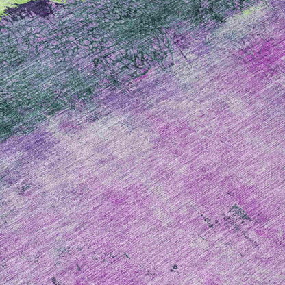 Addison Rugs Galaris Purple Washable Indoor-Outdoor Rug