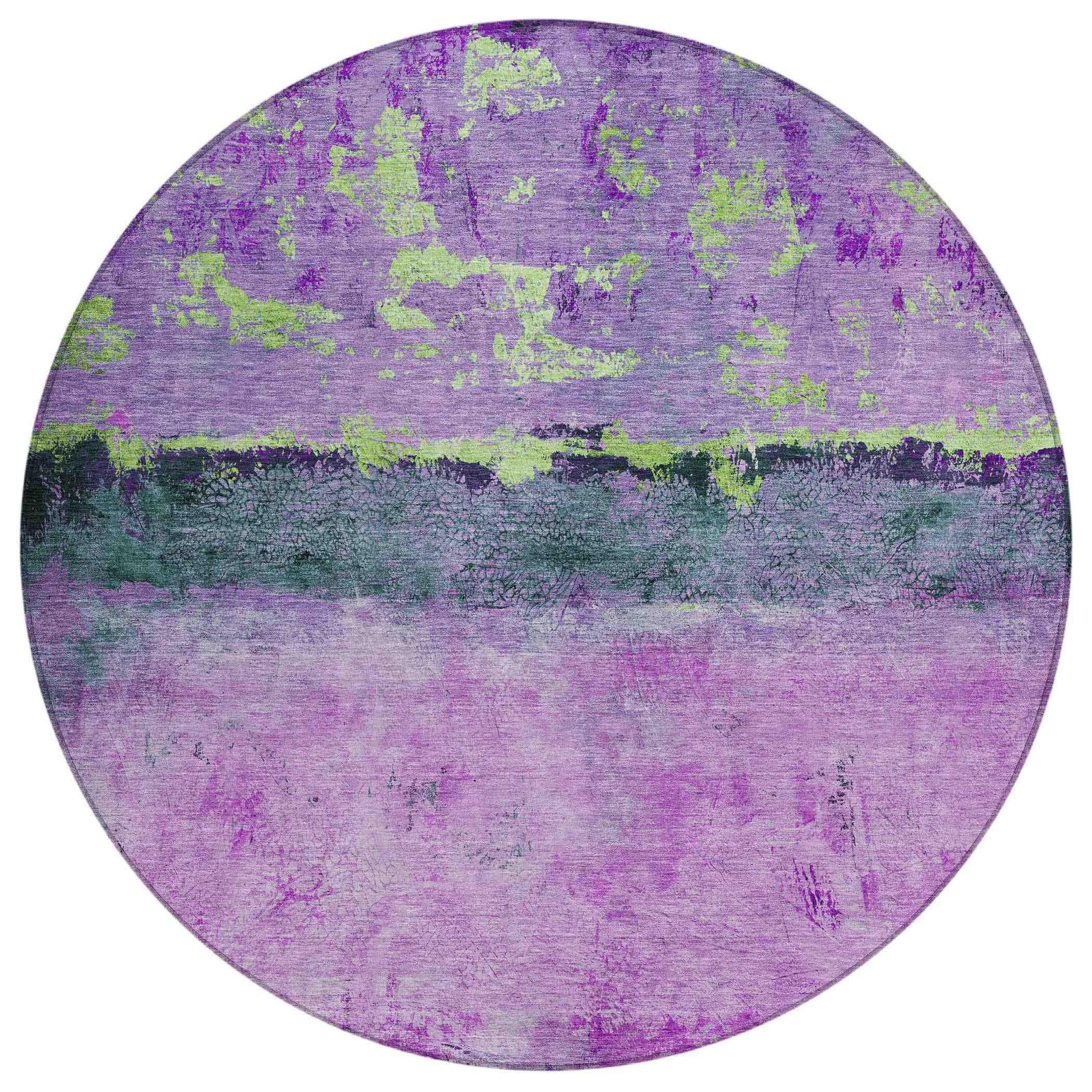 Addison Rugs Galaris Purple Washable Indoor-Outdoor Rug