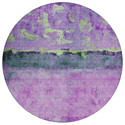 Addison Rugs Galaris Purple Washable Indoor-Outdoor Rug