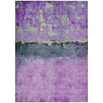 Addison Rugs Galaris Purple Washable Indoor-Outdoor Rug
