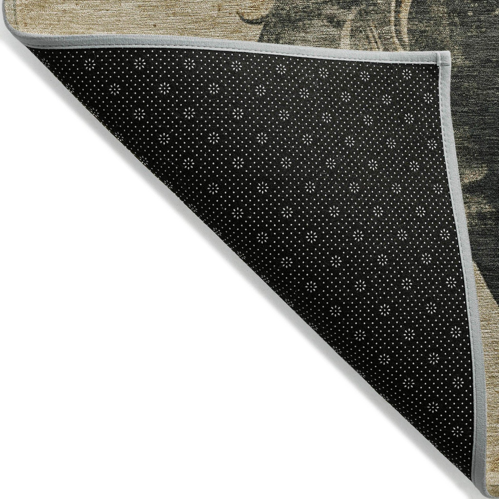 Addison Rugs Galas Brown Washable Indoor-Outdoor Rug