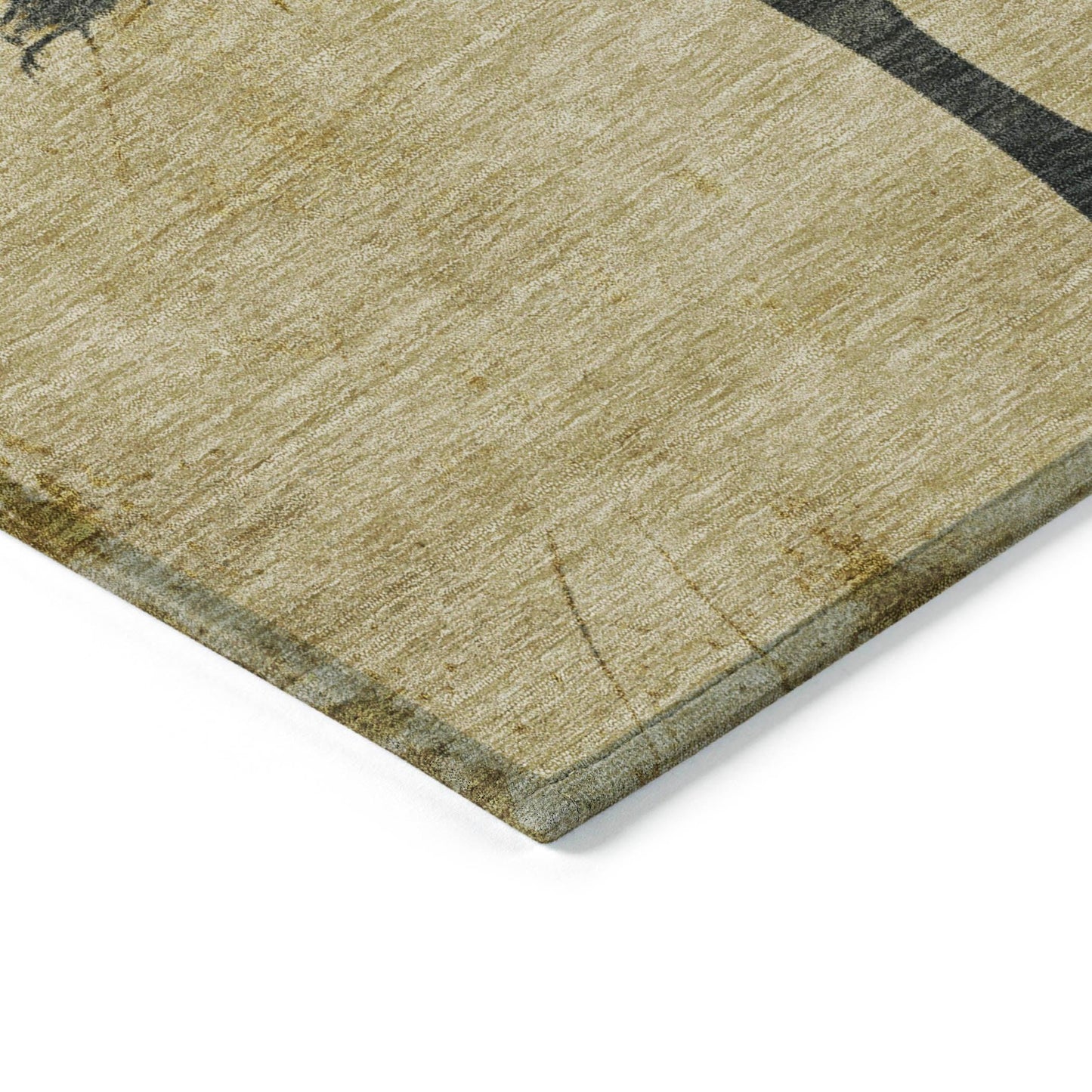 Addison Rugs Galas Gold Washable Indoor-Outdoor Rug