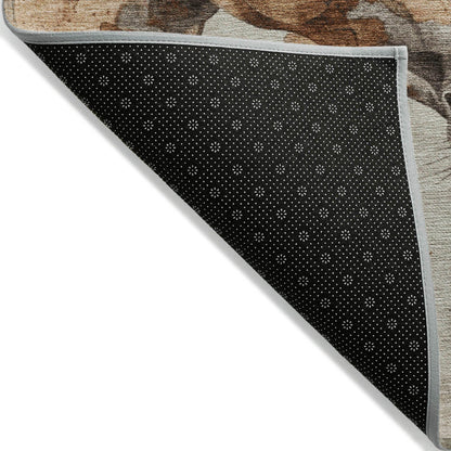 Addison Rugs Galion Brown Washable Indoor-Outdoor Rug