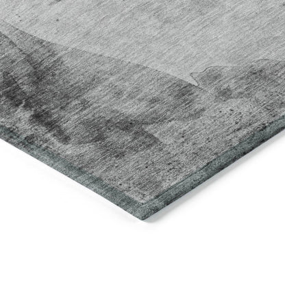 Addison Rugs Galion Gray Washable Indoor-Outdoor Rug