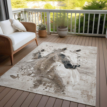 Addison Rugs Galira Ivory Washable Indoor-Outdoor Rug