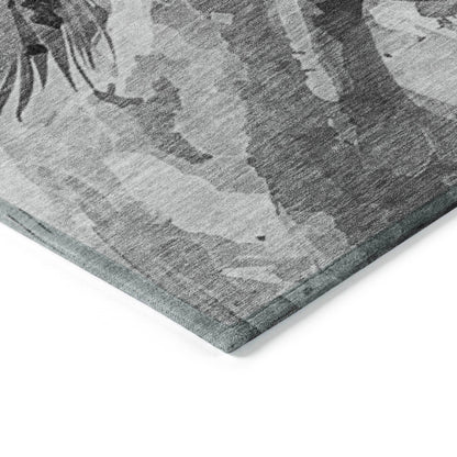 Addison Rugs Galius Gray Washable Indoor-Outdoor Rug
