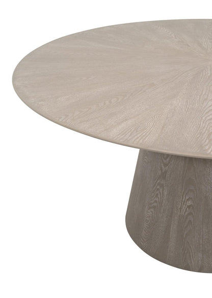 Essentials For Living Gallo 60" Round Solid Ash Wood Dining Table