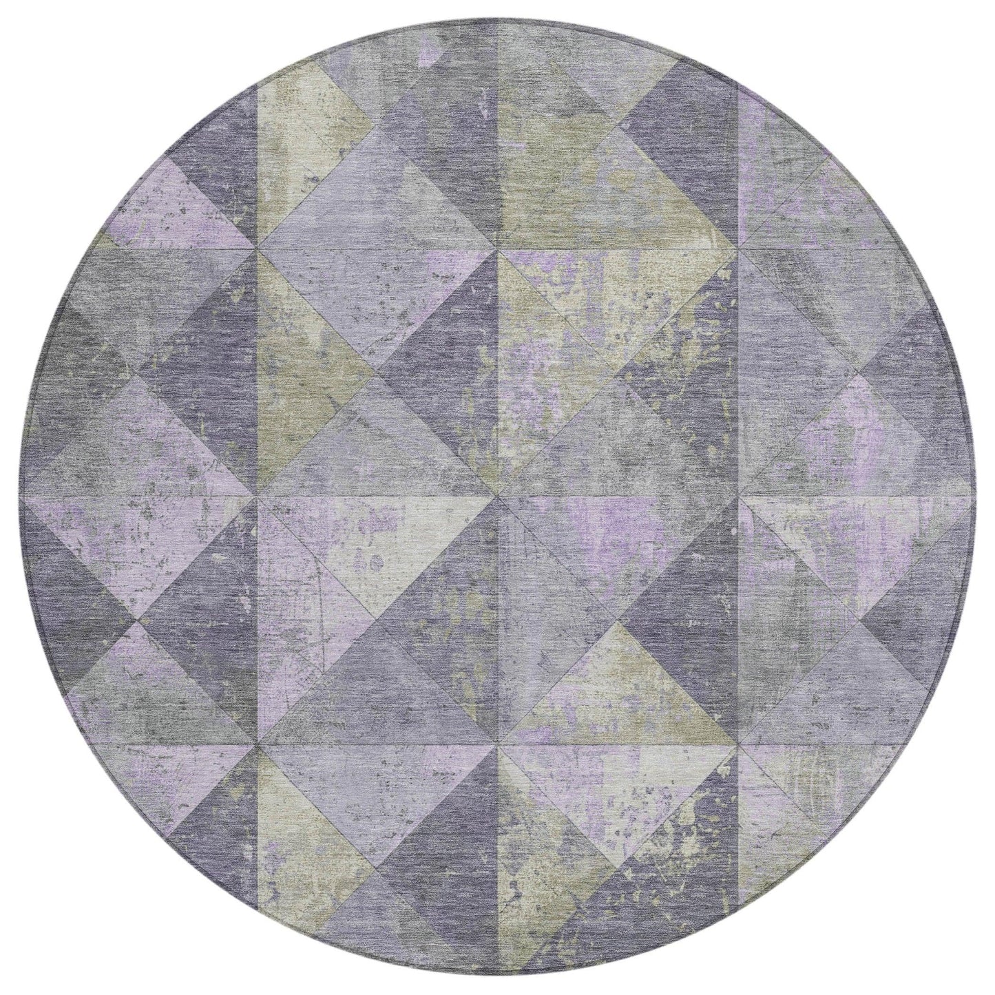 Addison Rugs Galon Lavender Washable Indoor-Outdoor Rug
