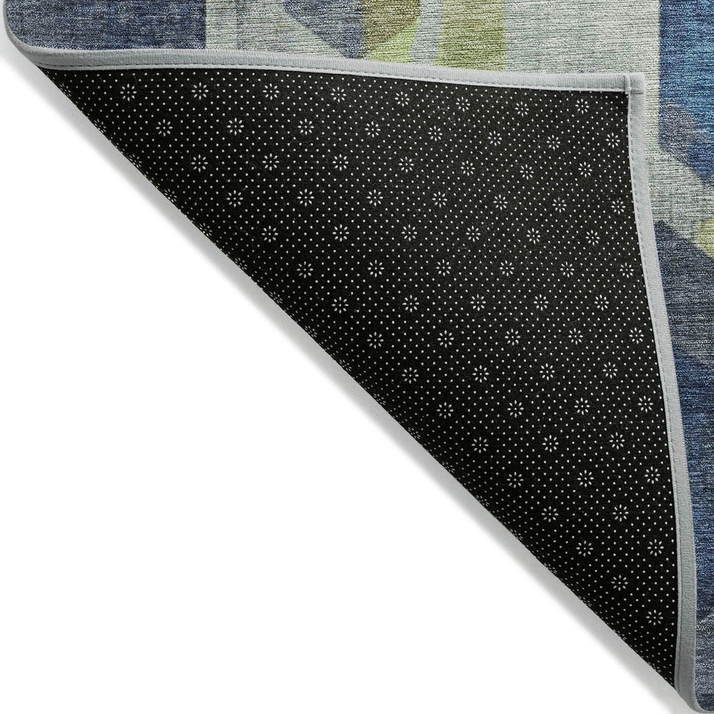 Addison Rugs Galor Blue Washable Indoor-Outdoor Rug