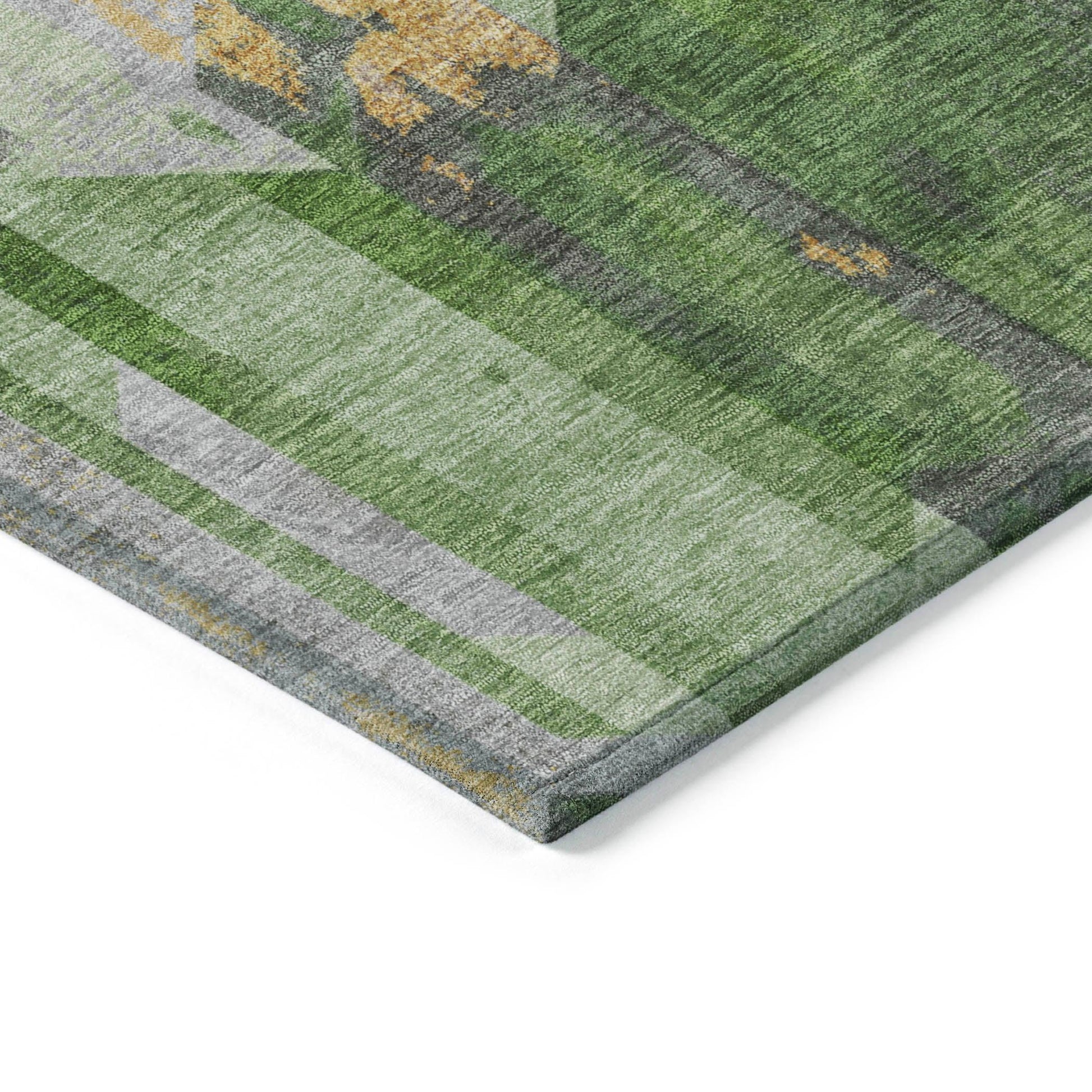 Addison Rugs Galor Green Washable Indoor-Outdoor Rug