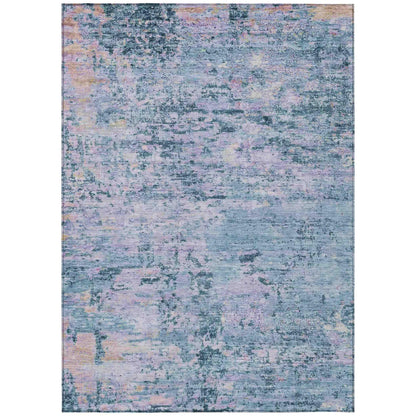 Addison Rugs Galora Blue Washable Indoor-Outdoor Rug