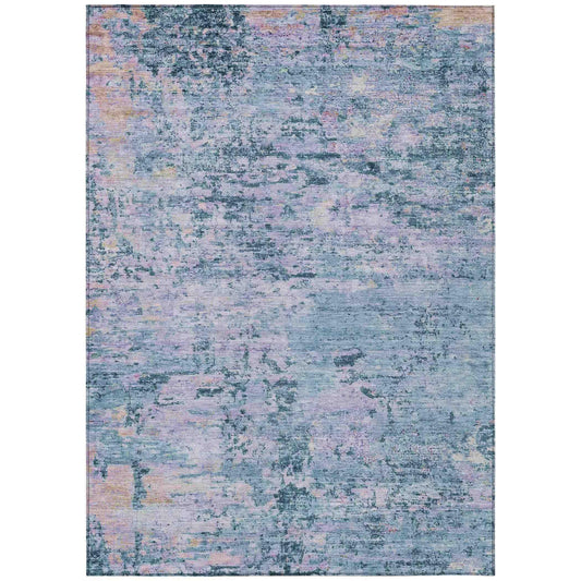 Addison Rugs Galora Blue Washable Indoor-Outdoor Rug
