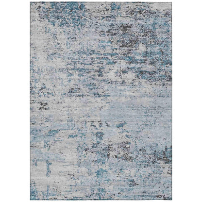 Galora Sky Washable Indoor-Outdoor Rug