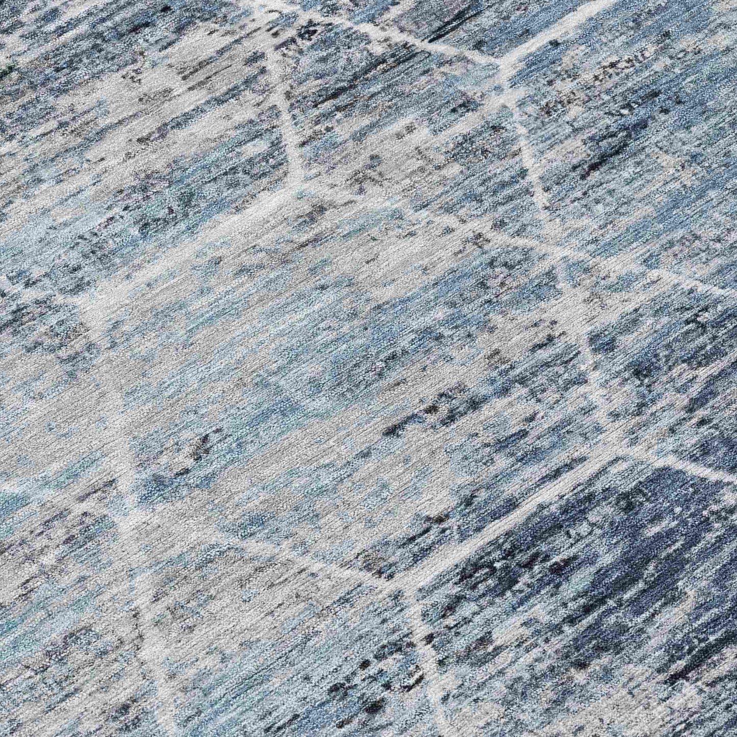 Addison Rugs Galyn Blue Washable Indoor-Outdoor Rug