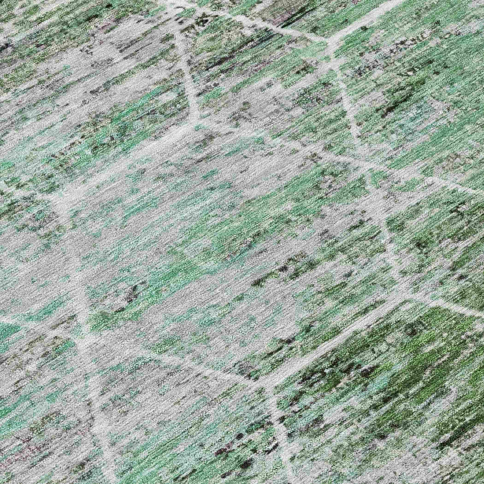 Addison Rugs Galyn Green Washable Indoor-Outdoor Rug