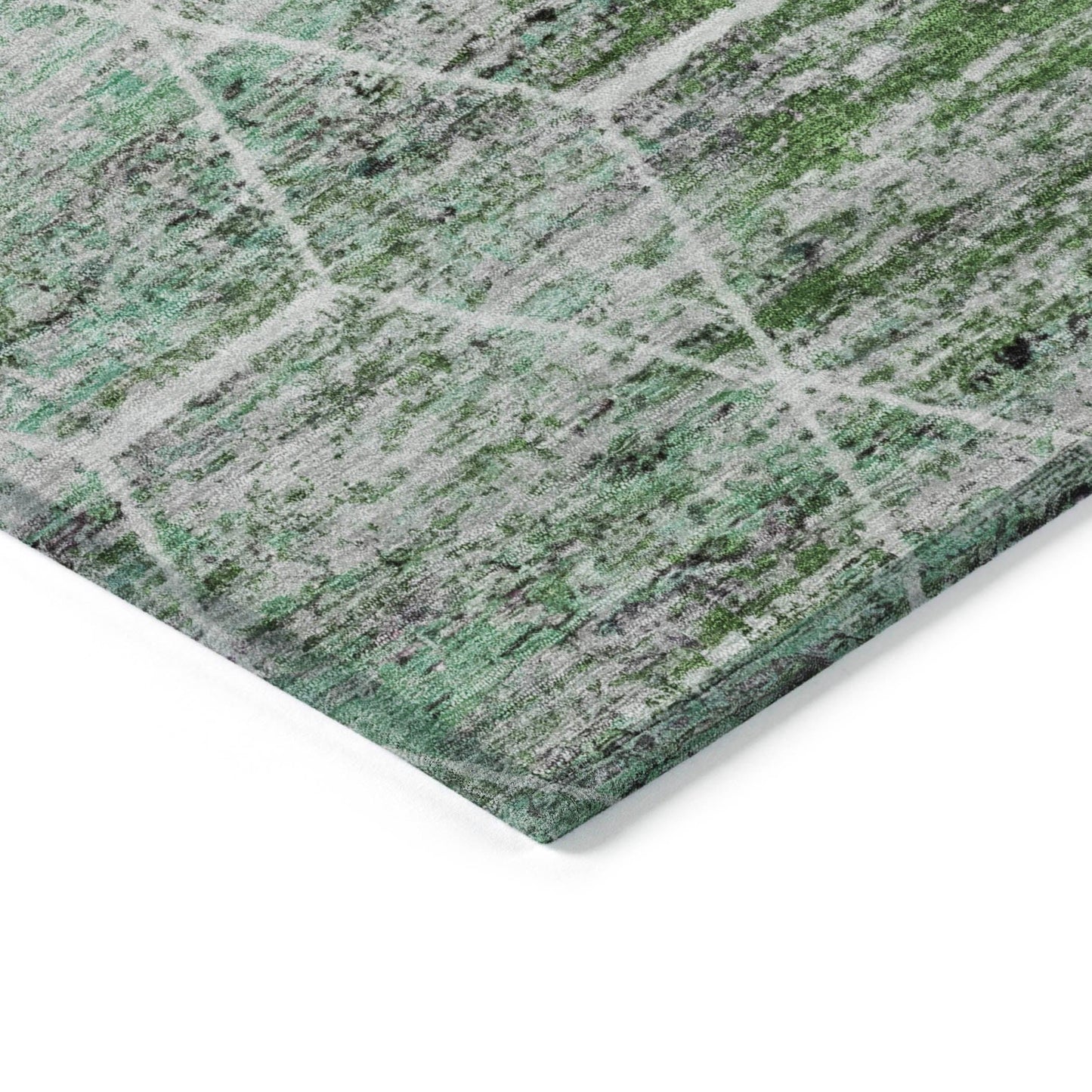 Addison Rugs Galyn Green Washable Indoor-Outdoor Rug