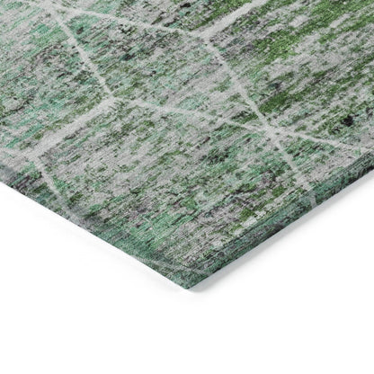 Addison Rugs Galyn Green Washable Indoor-Outdoor Rug