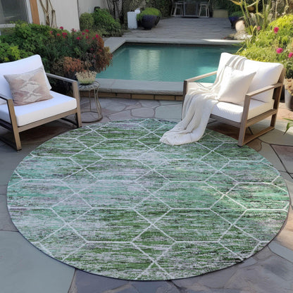 Addison Rugs Galyn Green Washable Indoor-Outdoor Rug
